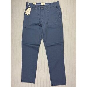 Civil Society Size 30X30 Mens Chino Pants Washed Indigo Stretch Nelsen
